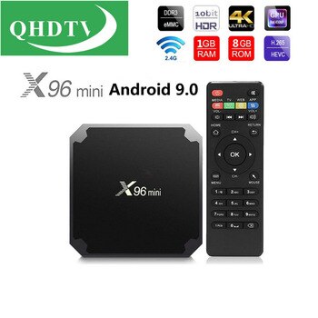 Authentic QHDTV Android X96 Mini TV BOX AMLOGIC S905W QUAD CORE X96MINI leadcool QHDTV Android Set-top box