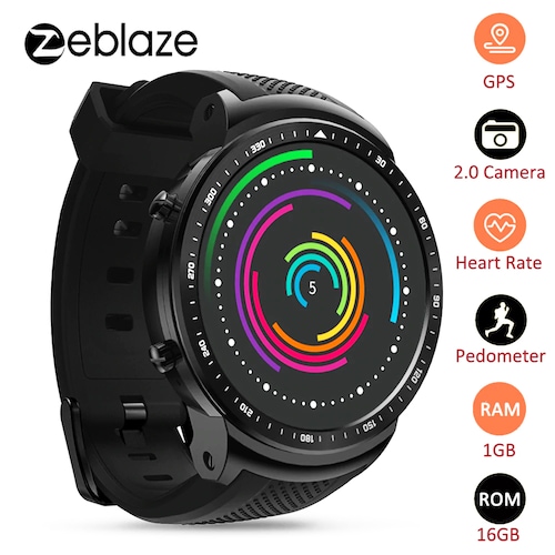 Zeblaze Thor PRO 3G GPS Smart Watch Phone 1.53 inch IPS Android 5.1 1GB 16GB BT4.0 Sport Smartwatch 2.0MP Camera Heart Rate Monitor