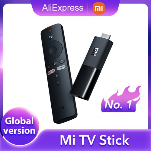 Mi TV Stick Xiaomi Mi TV Stick box Android TV 9.0 4-core 1080P HD Dual Decoding 1GB RAM 8GB ROM Google Assistant Netflix Wifi 5