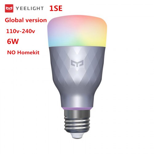 Yeelight Smart LED Bulb 1S / 1SE RGB Colorful E27 WIFI Voice Remote Control Global for Xiaomi APP Mi Home homekit smart home