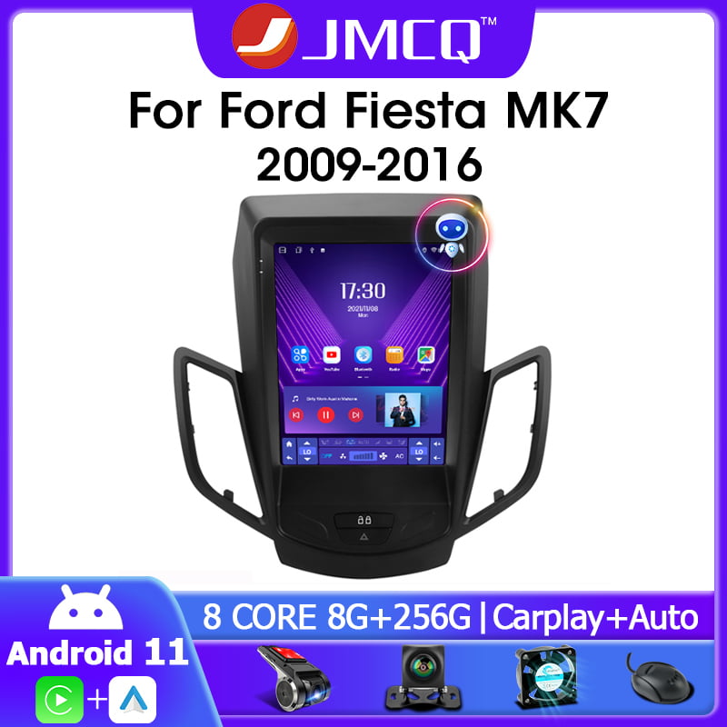 Андроид GPS Мултимедия Навигация за Ford Fiesta MK7 2009-2016