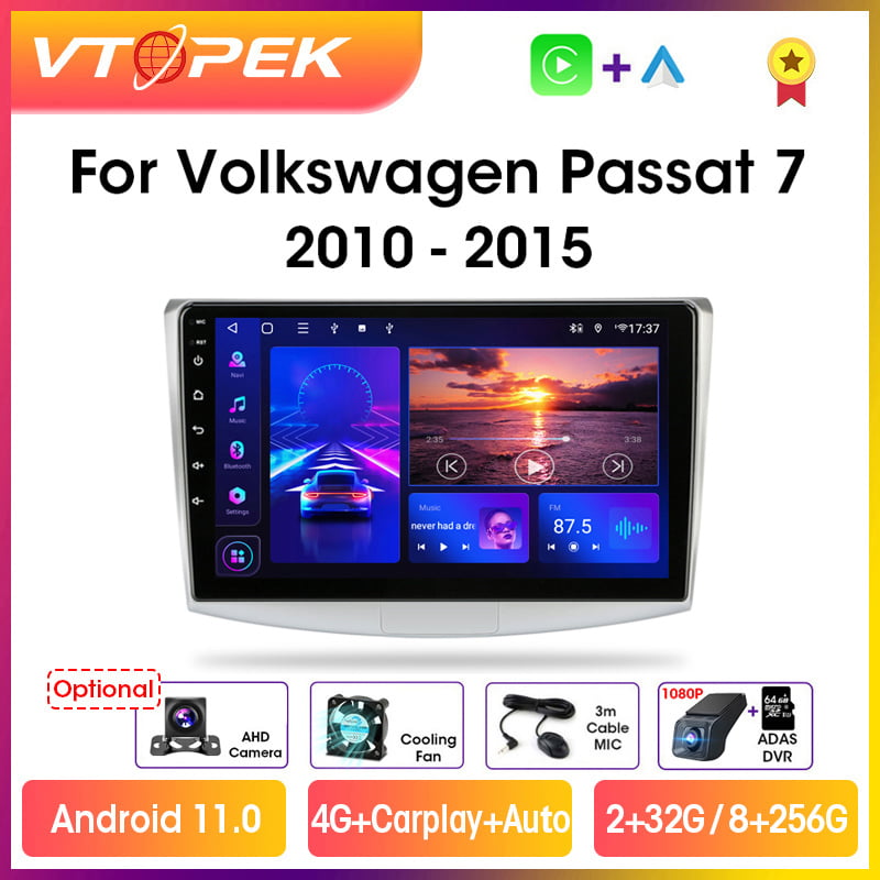Андроид GPS Мултимедия Навигация за VW Volkswagen Passat B7 B6 CC 2010-2015