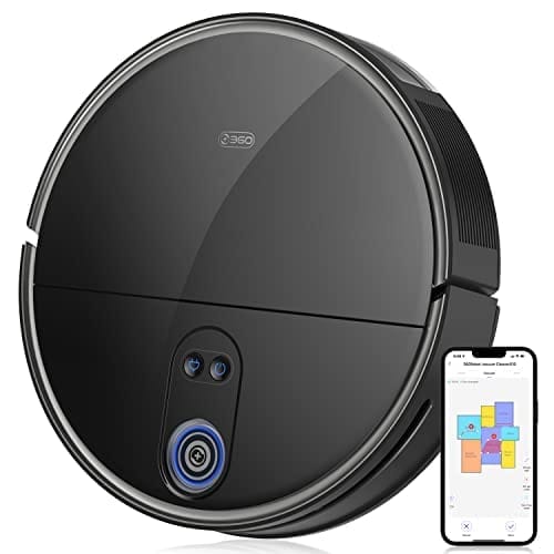 360 S10 Robot Vacuum and Mop, Smart Obstacle Avoidance, AI-Powered 3D Vision, Ultra-Slim Hidden LiDAR Design, Intelligent Carpet Cleaning, 3300Pa Suction for Pet Hair, 520ml Water Tank, Voice Control