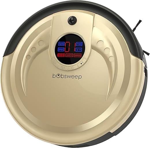 bObsweep Standard Robotic Vacuum, Circle D 13.8, Champagne