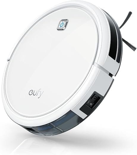 Eufy RoboVac 11, High Suction, Self-Charging Robotic Vacuum Cleaner with Drop-Sensing Technology and High-Performance Filter for Pet, Designed for Hard Floor and Thin Carpet