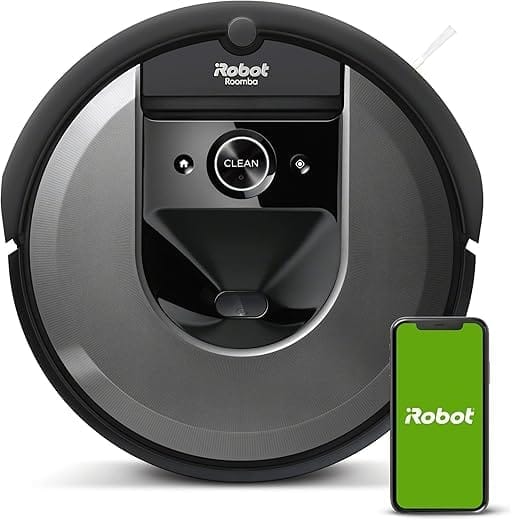 iRobot Roomba i7 (7150) Robot Vacuum- Wi-Fi Connected, Smart Mapping, Works with Alexa, Ideal for Pet Hair, Works With Clean Base