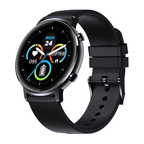 New Zeblaze GTR Health and Fitness Smartwatch with Heart Rate, Exercise Modes, Sleep Tracking, Water Resistant 30M, 30 Days Battery Life, Slim and Sleek, Fitness Tracker for Women and Men (Black)