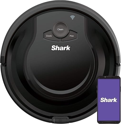 Shark ION Robot Vacuum AV751 Wi-Fi Connected, 120min Runtime, Works with Alexa, Black