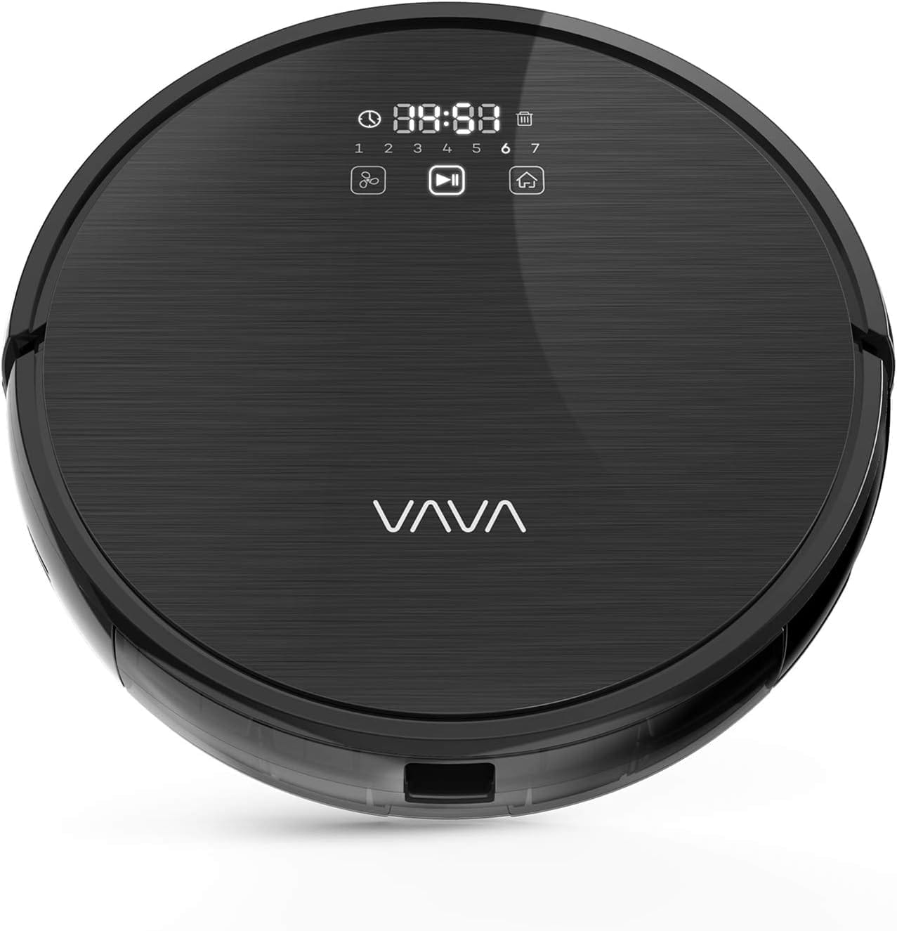 VAVA VA-RV001 Vacuum Cleaner Motion Autopilot 2nd Gen Gyroscope Navi, 1300Pa Strong Suction, Sweeping Robot for Hard Floors to Medium and Low Pile Carpets, Black